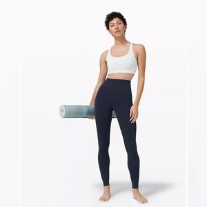 Used Navy Blue Lululemon Align leggings Size 6